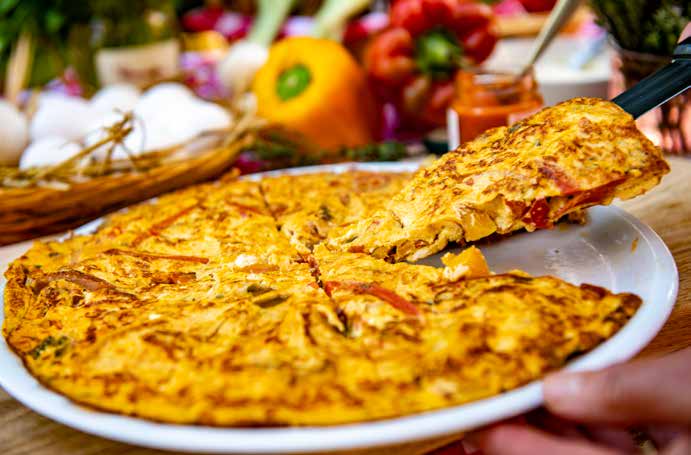 Frittata di peperoni al timo | Fattoria La Vialla