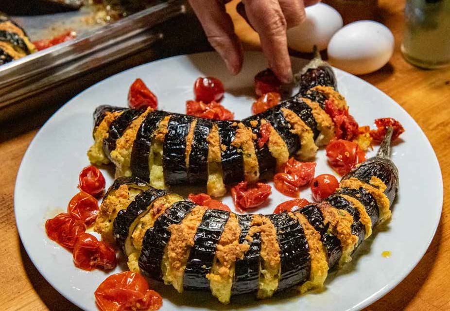 Melanzane a fisarmonica | Fattoria La Vialla