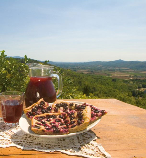 Schiacciata con l‘Uva | Fattoria La Vialla
