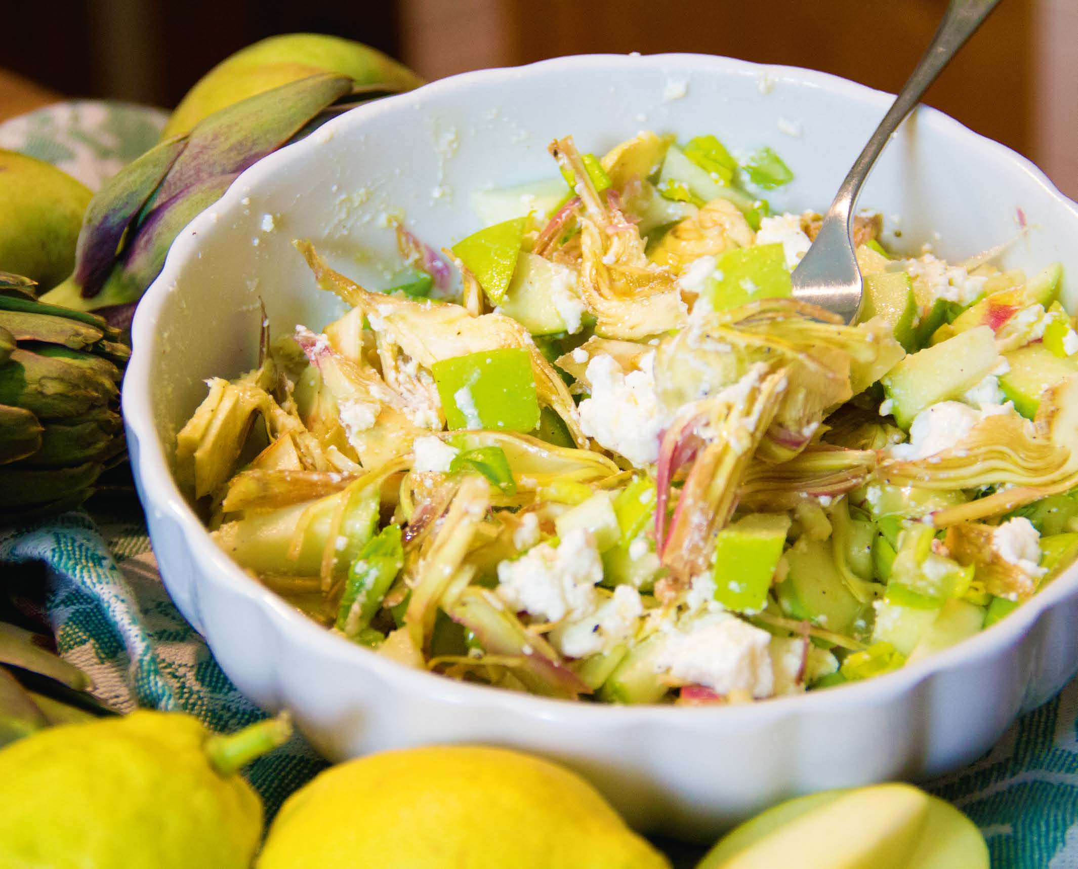 Insalata di carciofi, ricotta e cicoria | Fattoria La Vialla