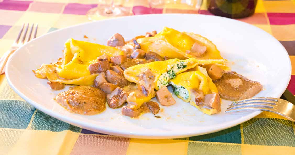 Cappellacci ricotta e borragine | Fattoria La Vialla