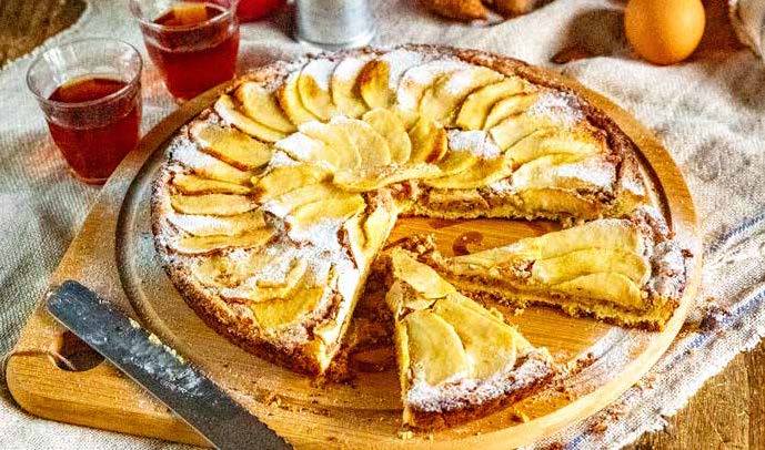 Crostata di mele e mandorle | Fattoria La Vialla