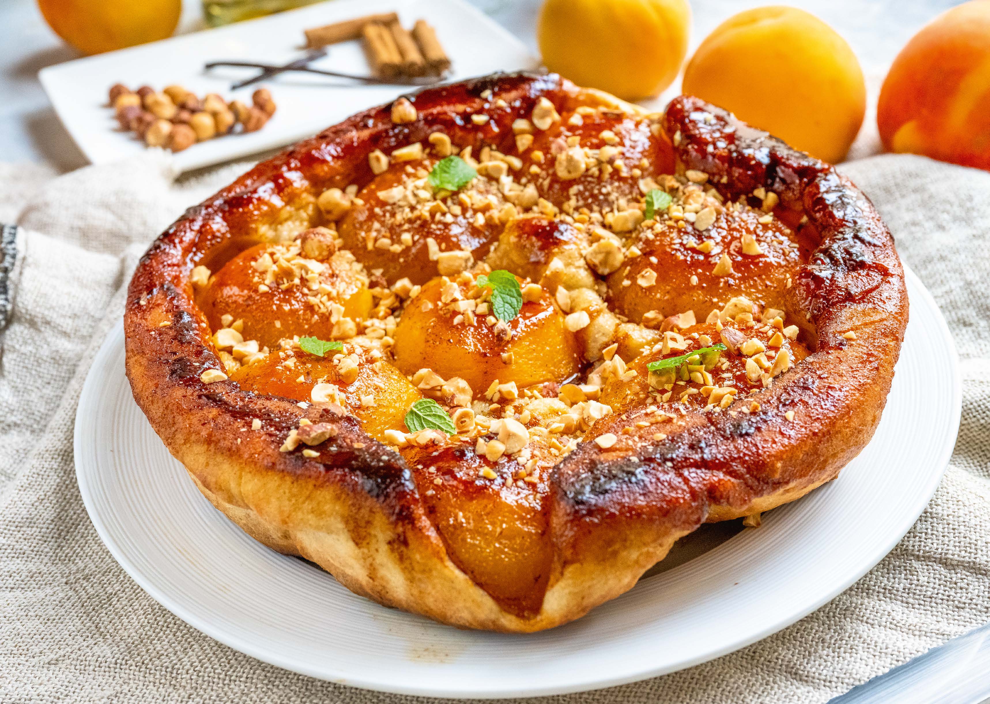 Focaccia alle pesche | Fattoria La Vialla