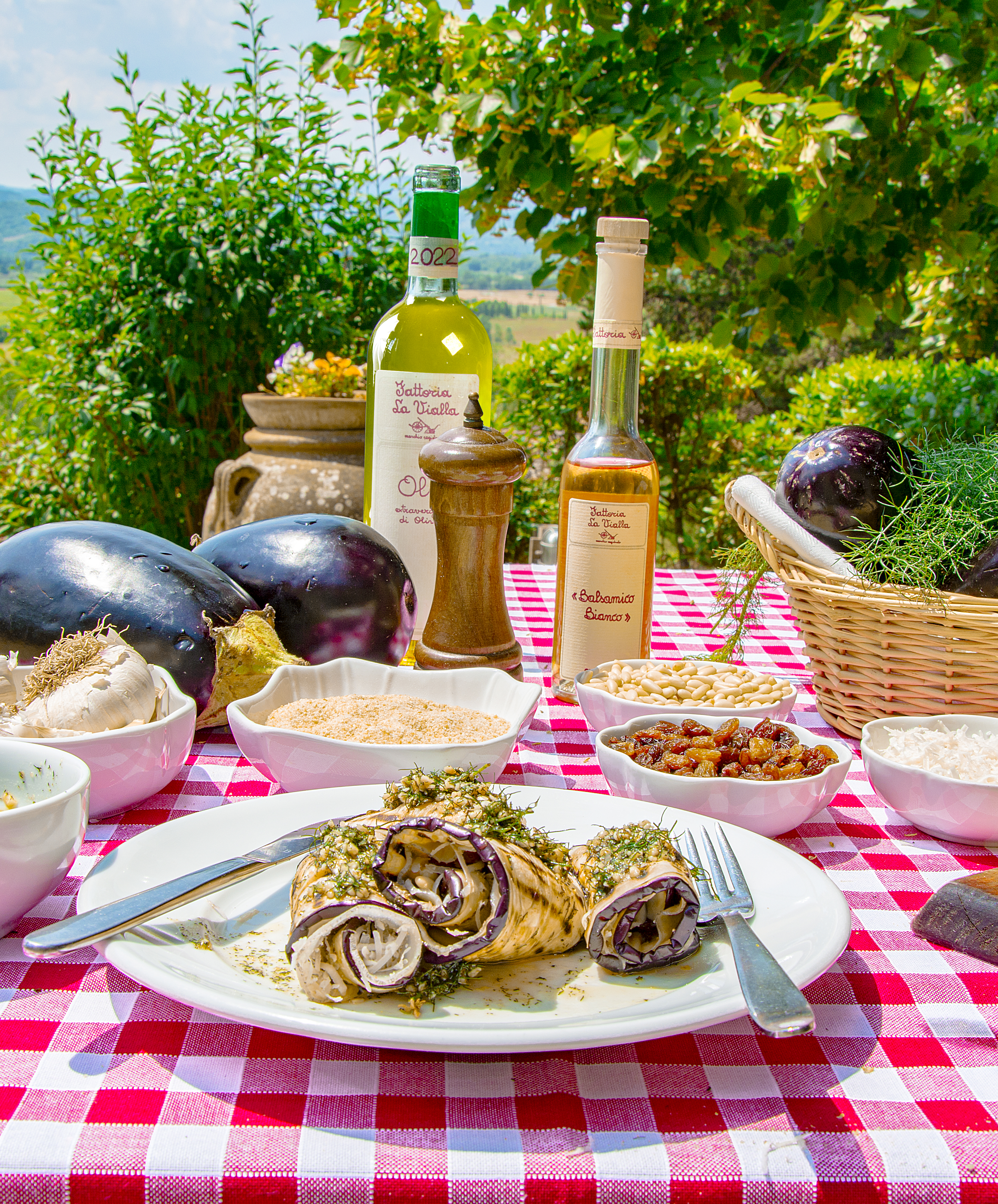 Involtini di melanzane e pesce spada | Fattoria La Vialla