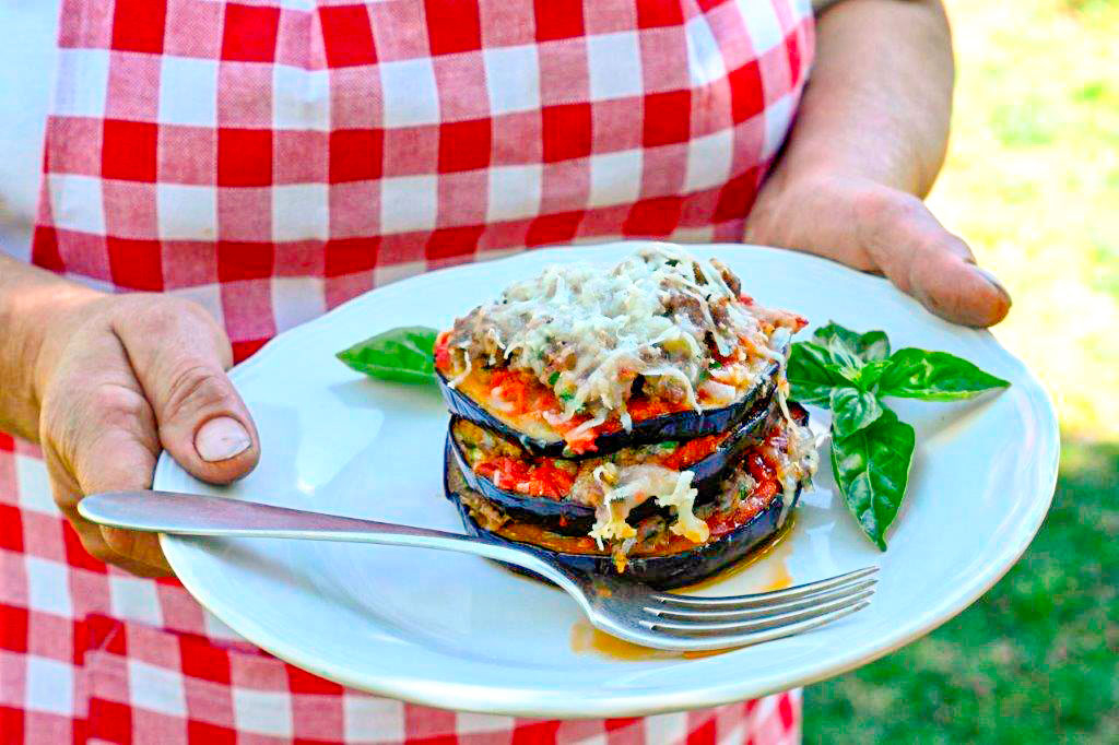 Melanzane al forno con carne macinata e Piccantissima | La Vialla