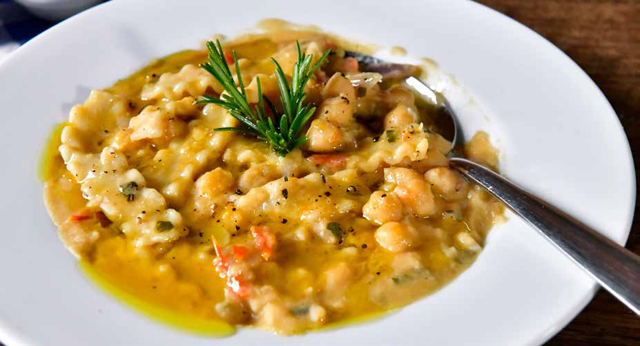 Pasta e ceci alla maniera della Stefania | Fattoria La Vialla