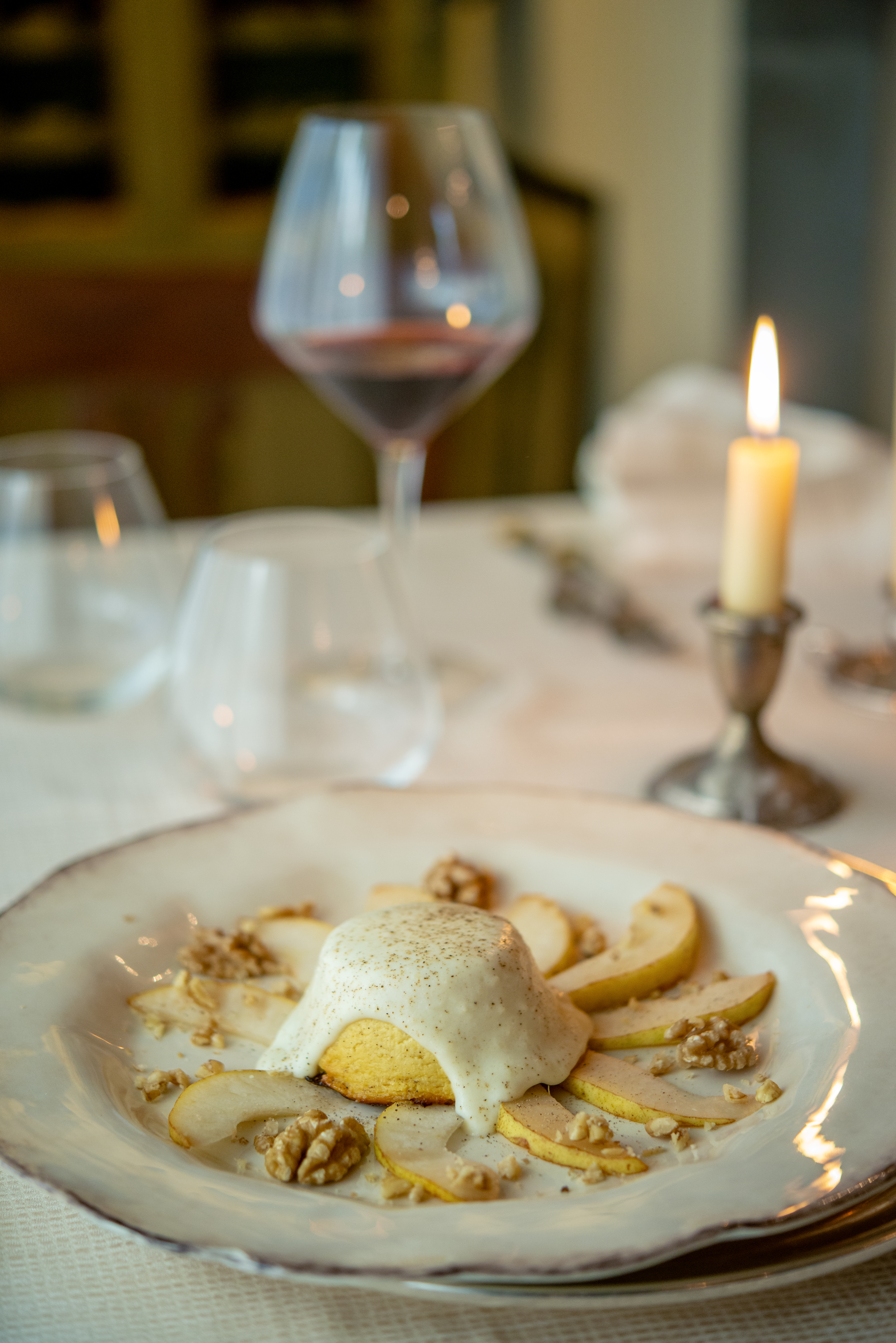 Sformatini di pere con fonduta di pecorino | Fattoria La Vialla