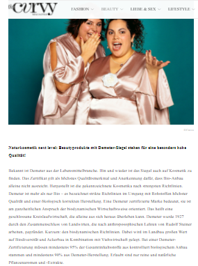 Artikel aus Curvy 2021