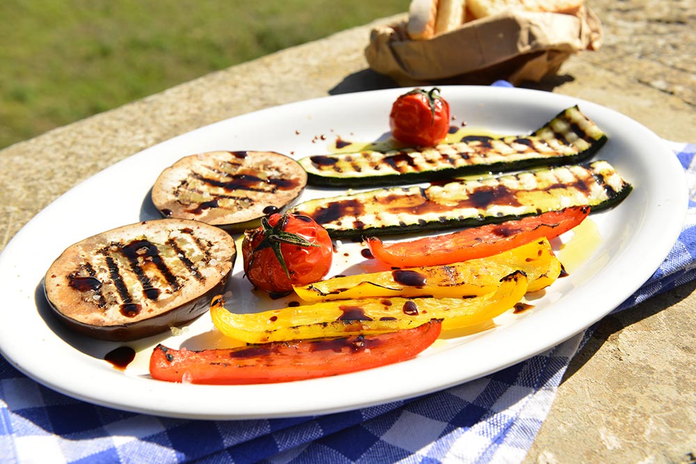 Grilled vegetables with Aged Balsamic Vinegar