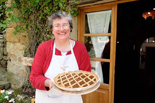 Gabriella met een vijgencrostata