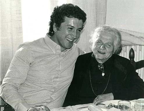 April 1980: Piero Lo Franco en grootmoeder Caterina