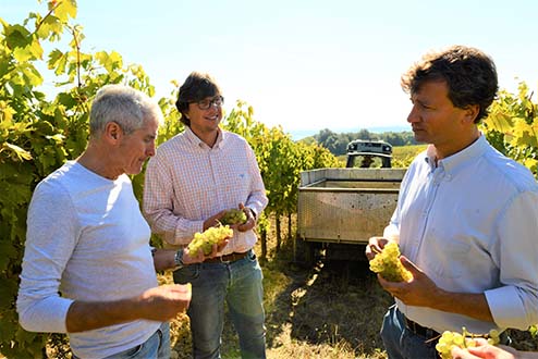 Agronom Alceo Orsini mit Gianni und Antonio