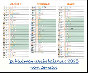 Demeter calendar 2023