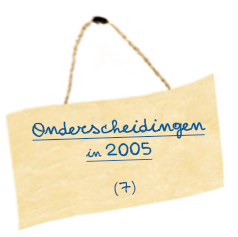 Onderscheidingen in 2005