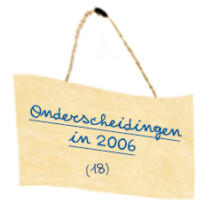 Onderscheidingen in 2006