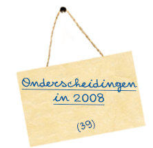 Onderscheidingen in 2008