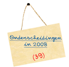 Onderscheidingen in 2008
