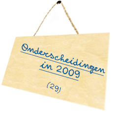 Onderscheidingen in 2009