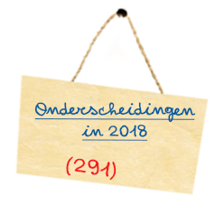 Onderscheidingen in 2018