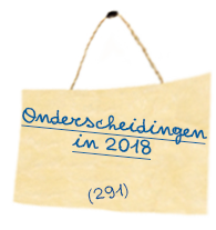 Onderscheidingen in 2018