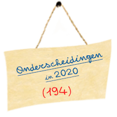 Onderscheidingen in 2020