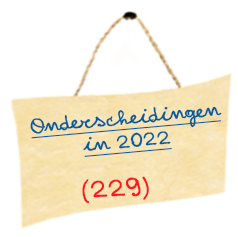 Onderscheidingen in 2022