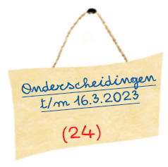 Onderscheidingen in 2023