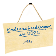 Onderscheidingen in 2024