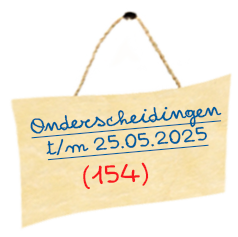 Onderscheidingen in 2025