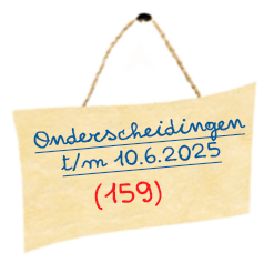 Onderscheidingen in 2025