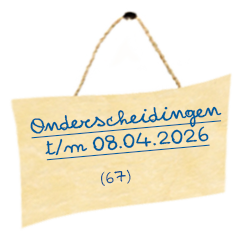 Onderscheidingen in 2026
