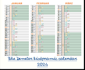 Demeter calendar 2023