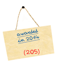 awarded in 2014