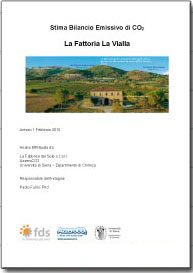 The Fattoria’s CO2 and greenhouse gas emissions balance