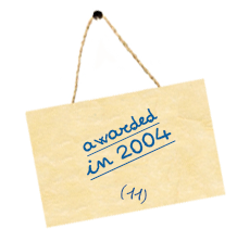 awarded in 2004