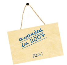 awarded in 2007