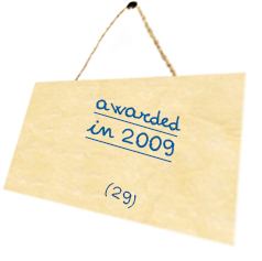 awarded in 2009