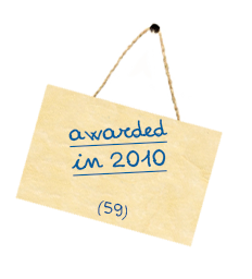 awarded in 2010