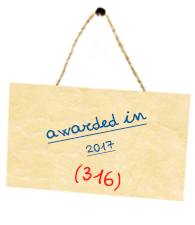 awarded in 2017