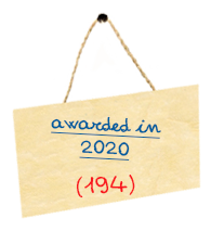 awarded in 2020